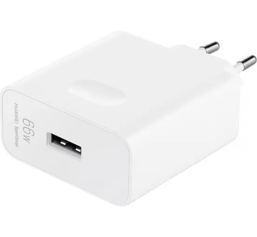 Originele Huawei USB-C SuperCharge Oplader - 66W - Wit