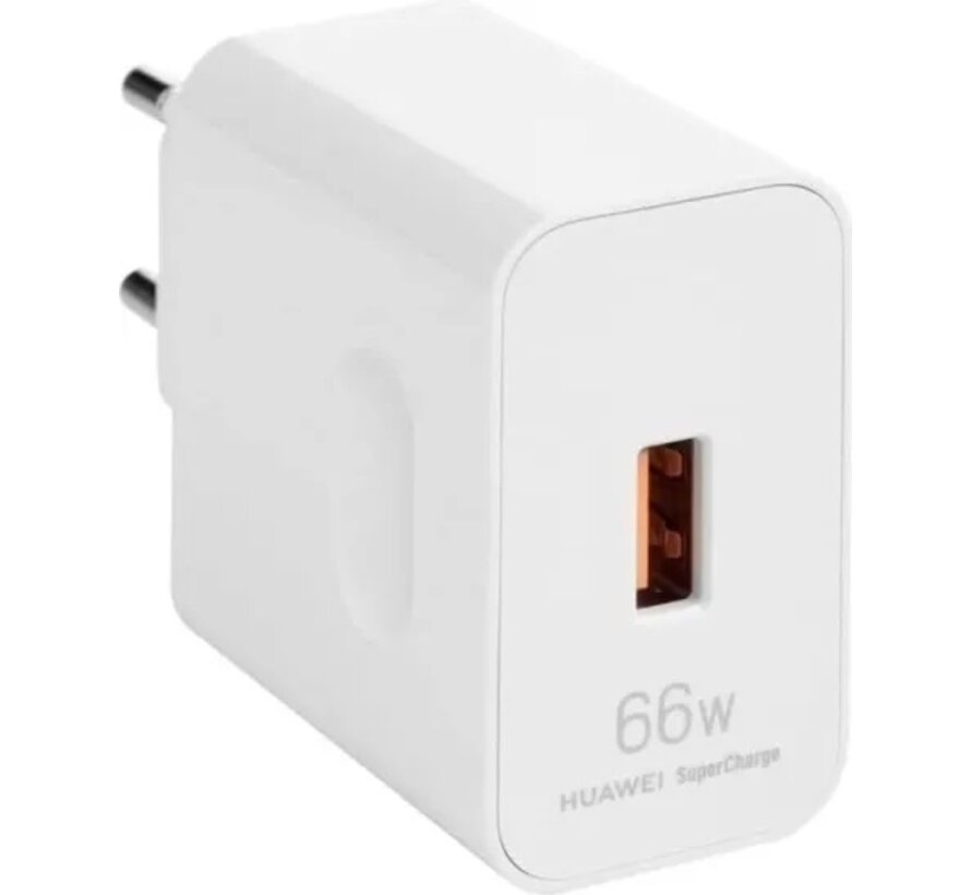 Originele Huawei USB-C SuperCharge Oplader - 66W - Wit