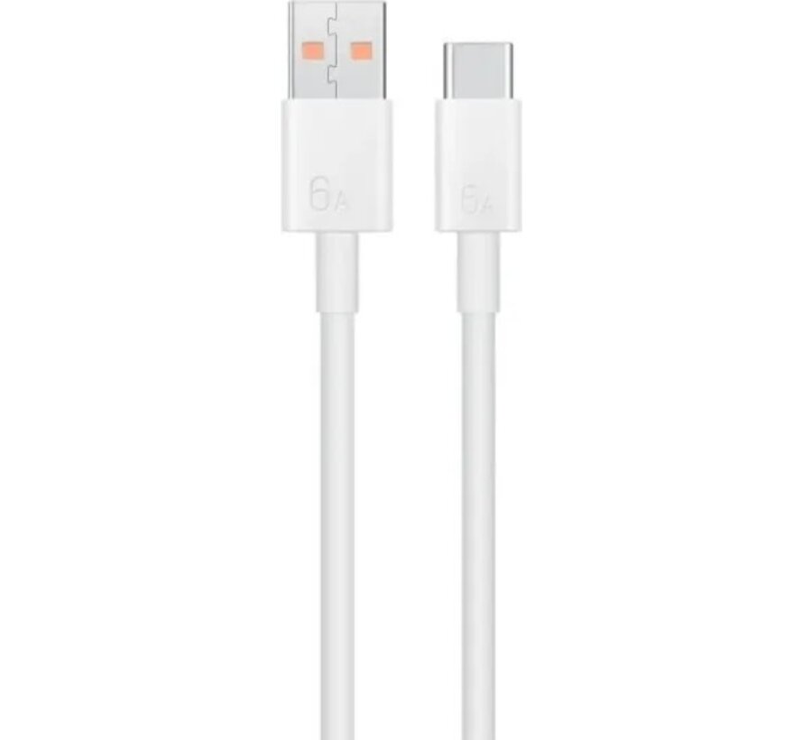 Originele Huawei USB-C SuperCharge Oplader - 66W - Wit