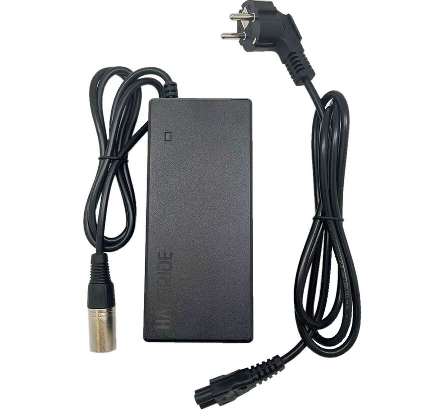 GO SOLID! TranzX acculader Elektrische Fiets - 42V 2A met XLR 5-polige plug