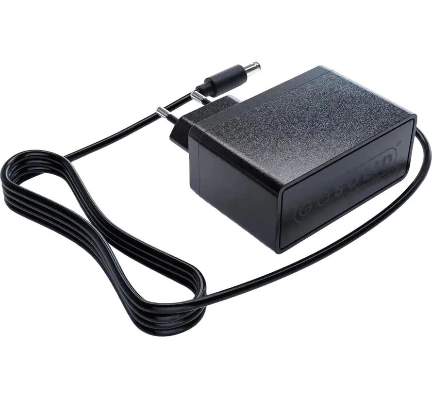 24 V massagegunoplader  DC 24 V/1 A of 25,2 V/0,6 A, EU-plug 5,5/2,1 mm