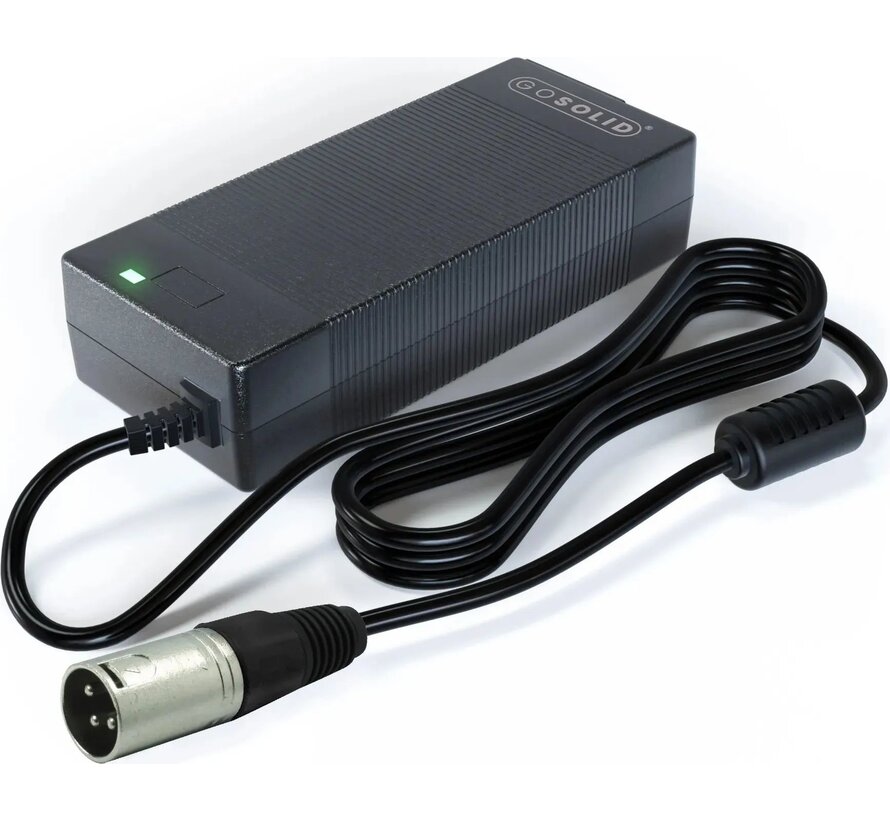 GO SOLID!  oplader SHC-8100LC voor SideClick (42V, 2A, XLR-3)