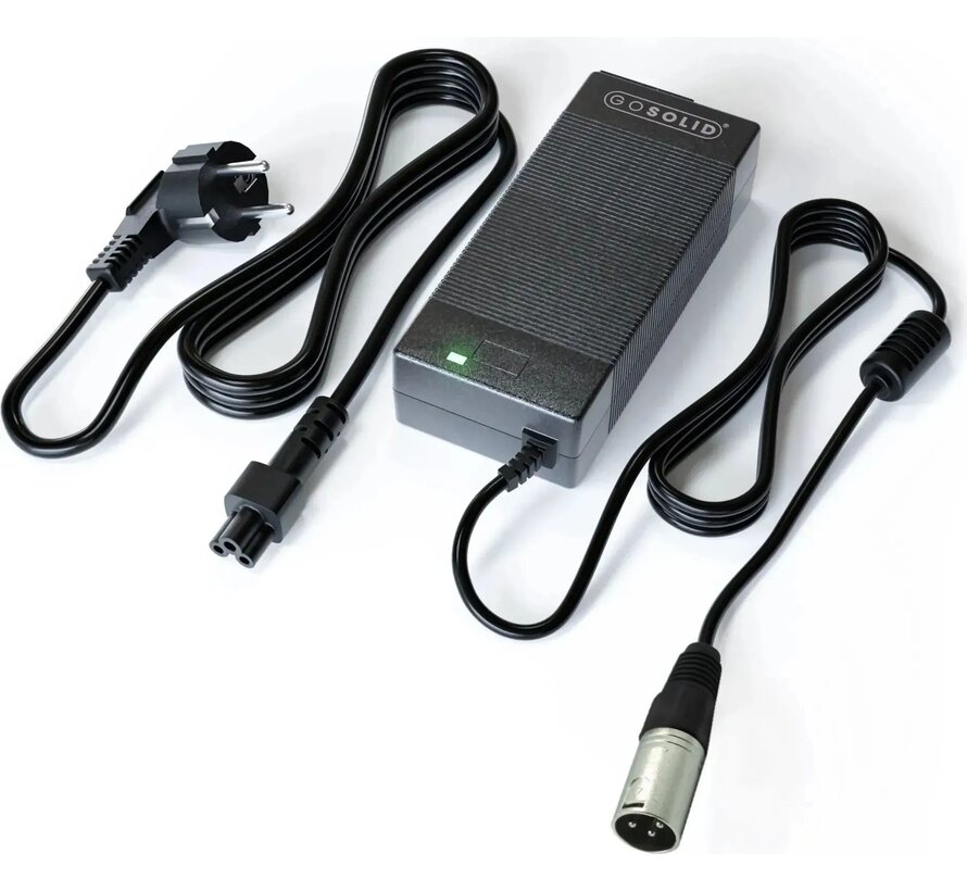 GO SOLID!  oplader SHC-8100LC voor SideClick (42V, 2A, XLR-3)
