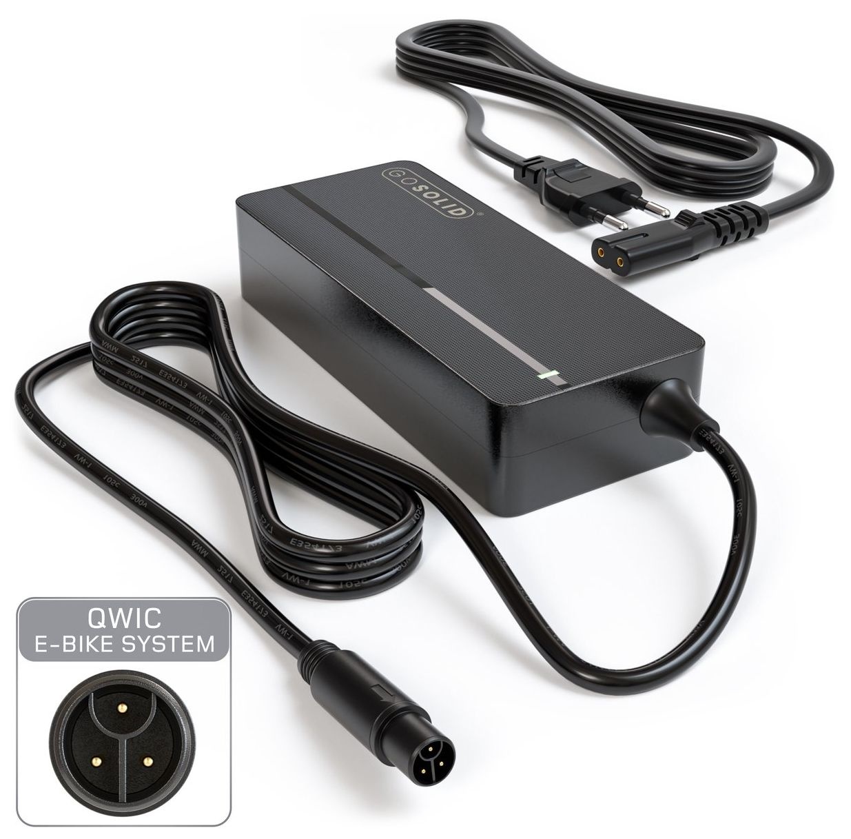 Acculader Qwic Urban/Inter Premium 36V 2A 3-pins ST-plug