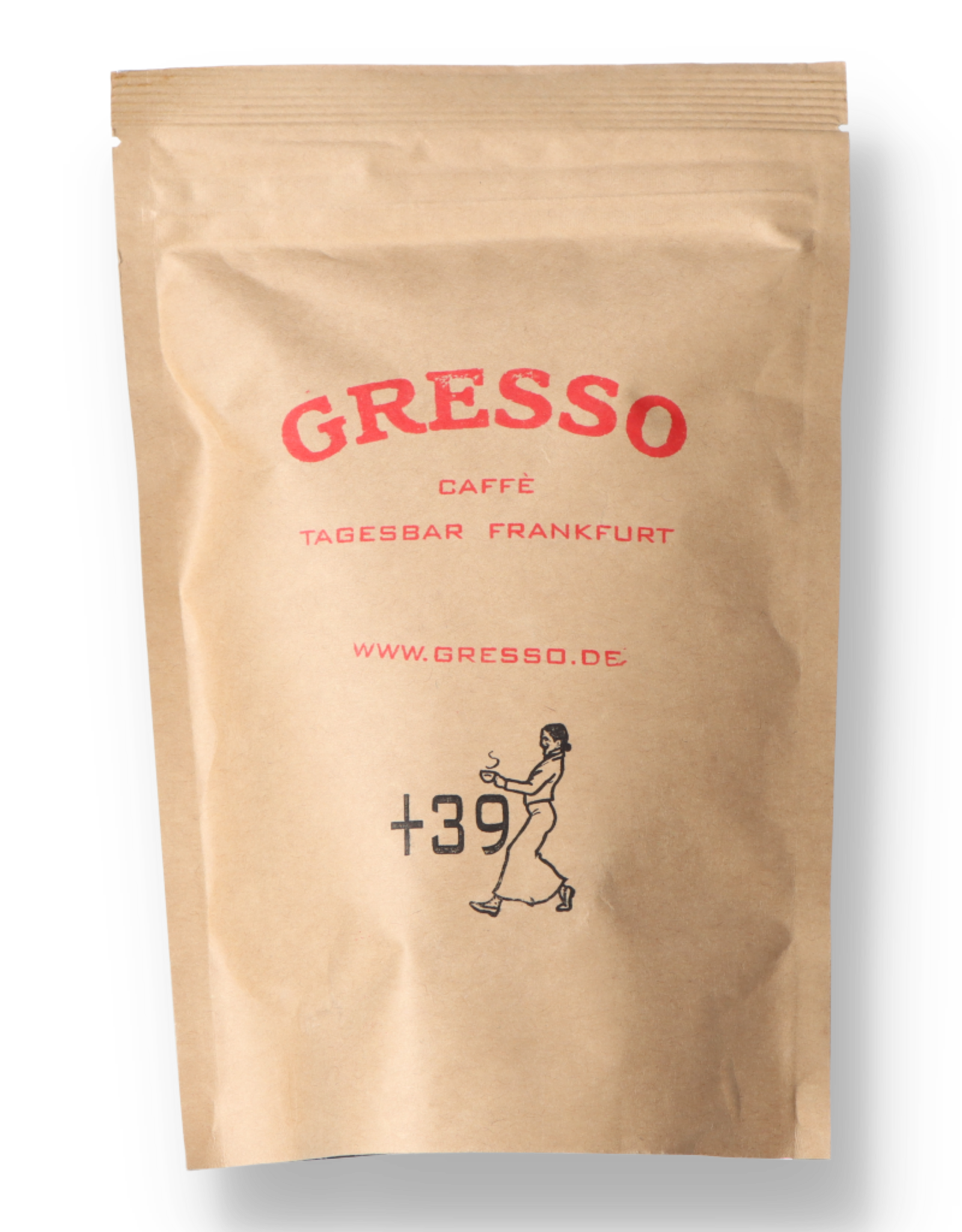 GRESSO Caffè +39 Der Italiener 80 % Arabica, 20% Robusta