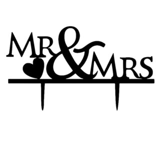 Bruidstopper Mr & Mrs hartje