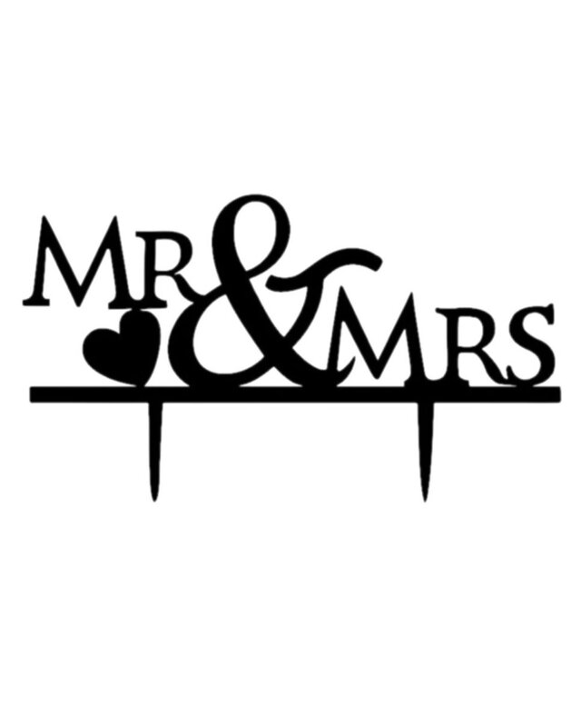 Bruidstopper Mr & Mrs hartje