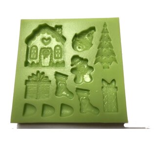 Kerst thema mal huisje