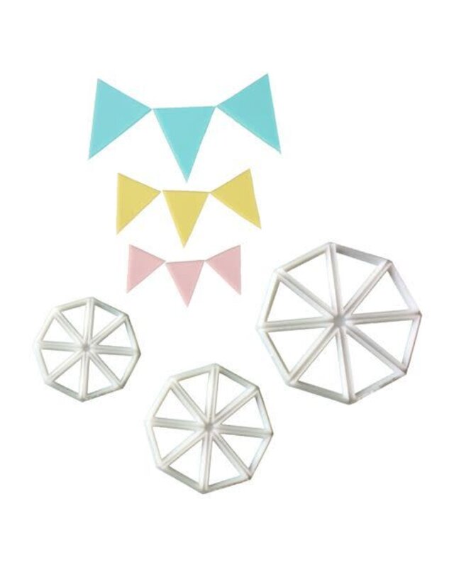 FMM FMM Bunting vlaggen Cutters Set/3