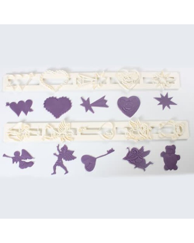 FMM FMM Hearts & Cherubs tappits