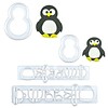 FMM Mummy & Baby Penguin Cutter Set/4