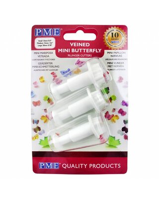 PME Butterfly Plunger Cutter Mini set/3