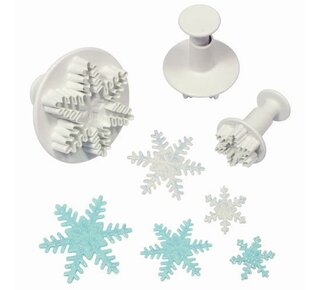 PME Snowflake Plunger Cutter set/3