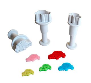 Dekofee Mini Plungers Cars set/3