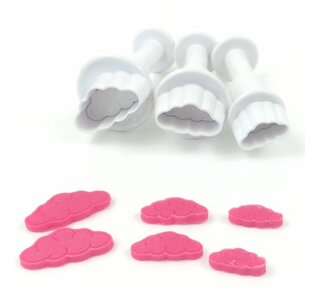 Dekofee Mini Plungers Clouds set/3