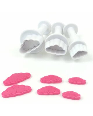 Dekofee Mini Plungers Clouds set/3