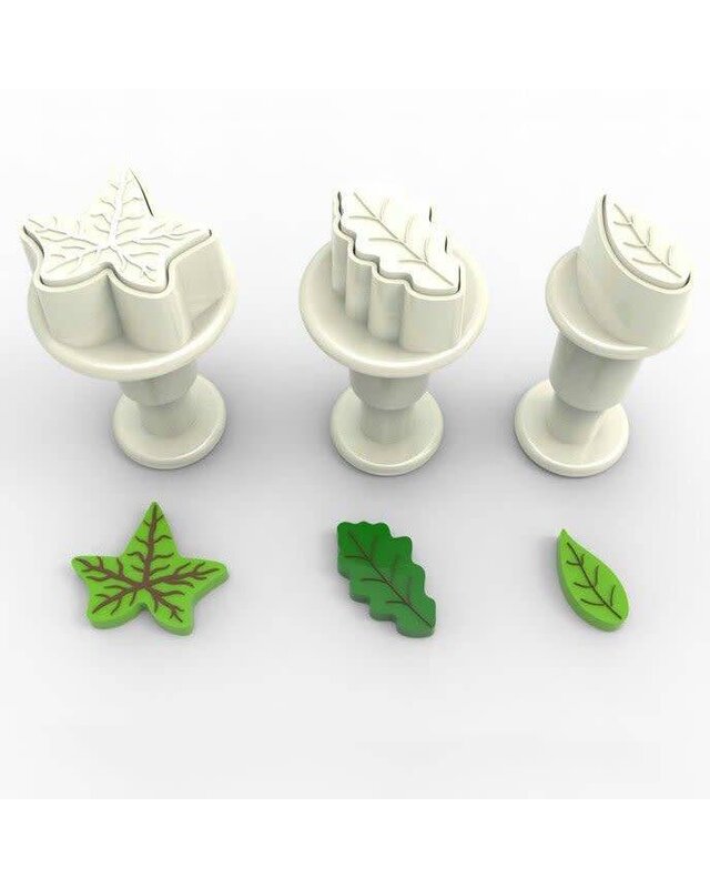 Dekofee Dekofee Mini Plungers Leaves set/3