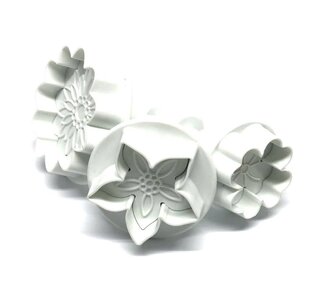 Dekofee Plungers Flowers Mix set/3