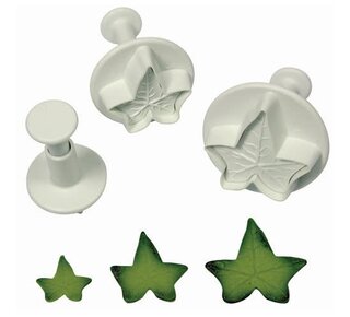 PME PME Ivy Leaf Plunger Cutter set/3