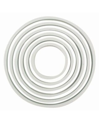 PME PME Plastic Cutter Circle Set/6