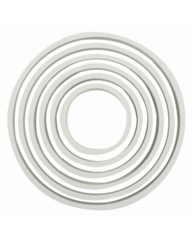 PME PME Plastic Cutter Circle Set/6