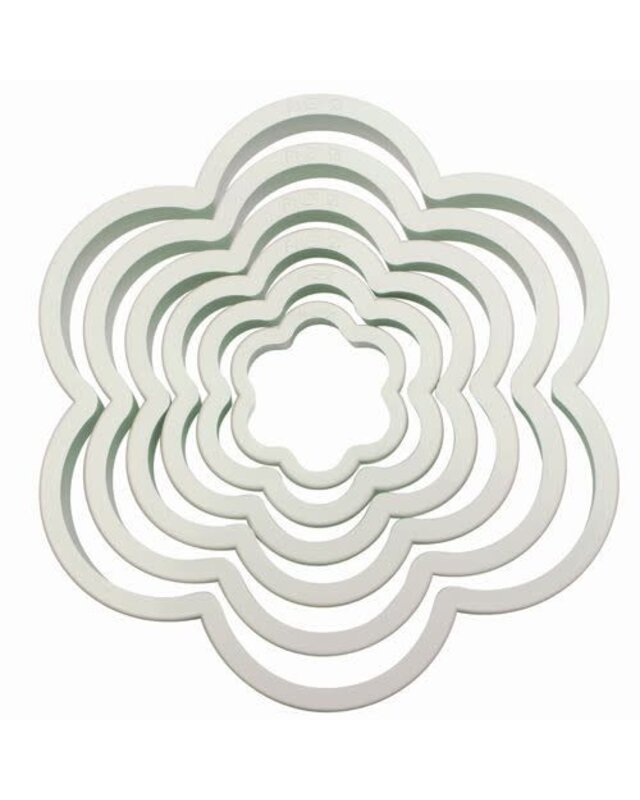 PME PME Plastic Cutter Flower Set/6