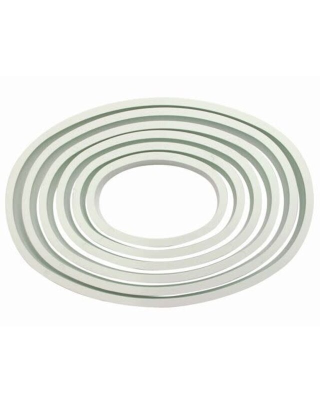 PME PME Plastic Cutter Oval Set/6