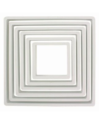 PME PME Plastic Cutter Square Set/6