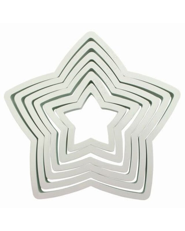 PME PME Plastic Cutter Star Set/6