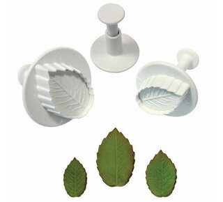 PME PME Rose leaf plunger cutter set/3