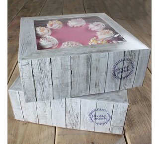 Funcakes Taartdoos - 32x32x11.5cm pk/2 pure