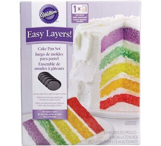 wilton Cake Pan Easy Layers -15cm- Set/5
