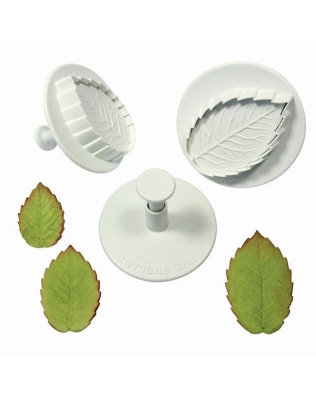 PME PME Rose leaf plunger cutter set/3 Large size