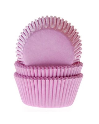 House of Marie Baking cups Licht Roze- pk/50