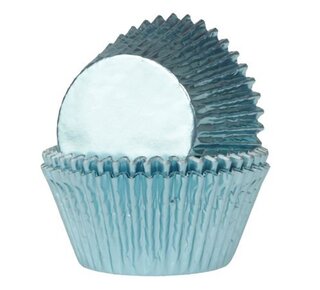 House of Marie Baking Cups Folie Baby Blauw pk/24