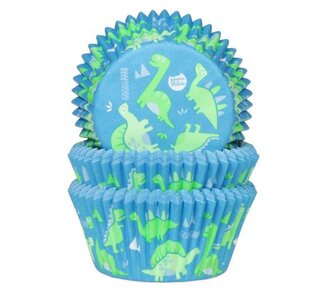 House of Marie Baking Cups Dino's pk/50