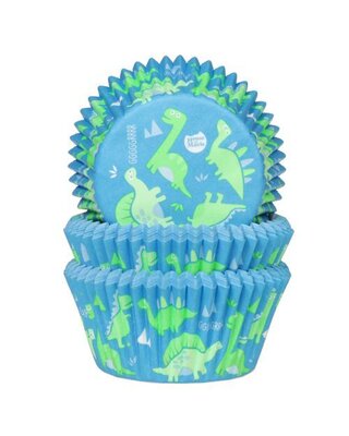 House of Marie Baking Cups Dino's pk/50