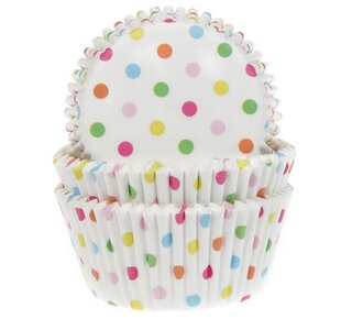House of Marie Baking Cups Confetti pk/50