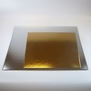 FunCakes Taartkartons zilver/goud VIERKANT 25cm, pk/3