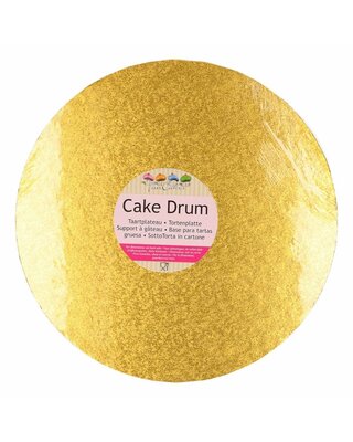 Funcakes Cake Drum Rond Ø25cm -Goud-