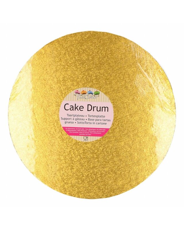 Funcakes Ø25cm Cake Drum Rond -Goud-