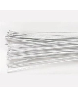 Culpitt Floral Wire White set/20 -20 gauge-