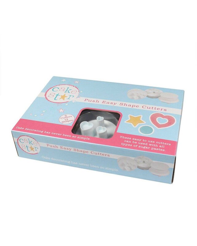 Cakestar Cake Star Push Easy Shapes Cutters Set/6