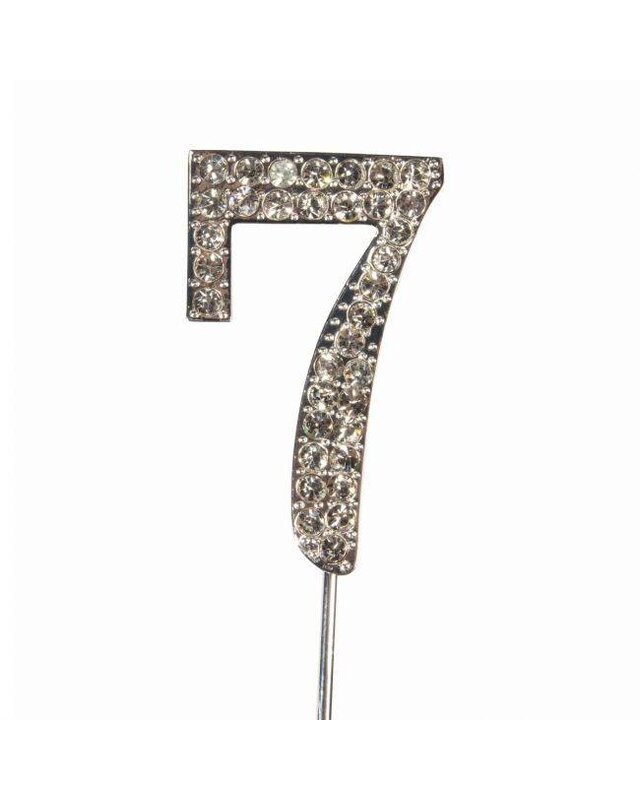 Cakestar Cake Star Cake Topper Diamante Number 7