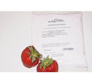 Bakzolder Aardbeien bavarois 100 gram ( de Bakzolder )