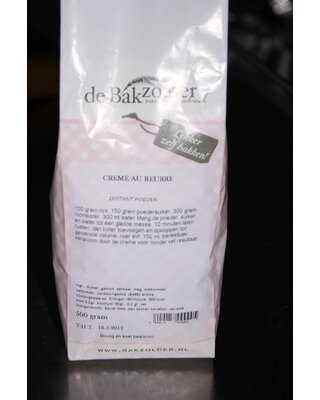 Bakzolder Botercreme 500 gram ( de Bakzolder )
