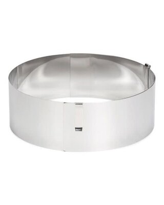 Patisse Verstelbare Bakrand Rond 13-31cm