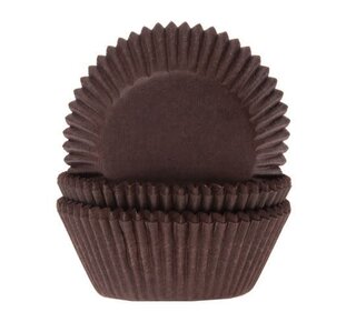 House of Marie Baking cups Bruin - pk/50