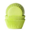 House of Marie Baking cups Lime Groen - pk/50