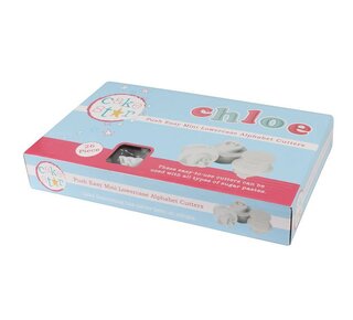 Cakestar Cake Star Push Easy Mini Lower Case Alphabet Cutters